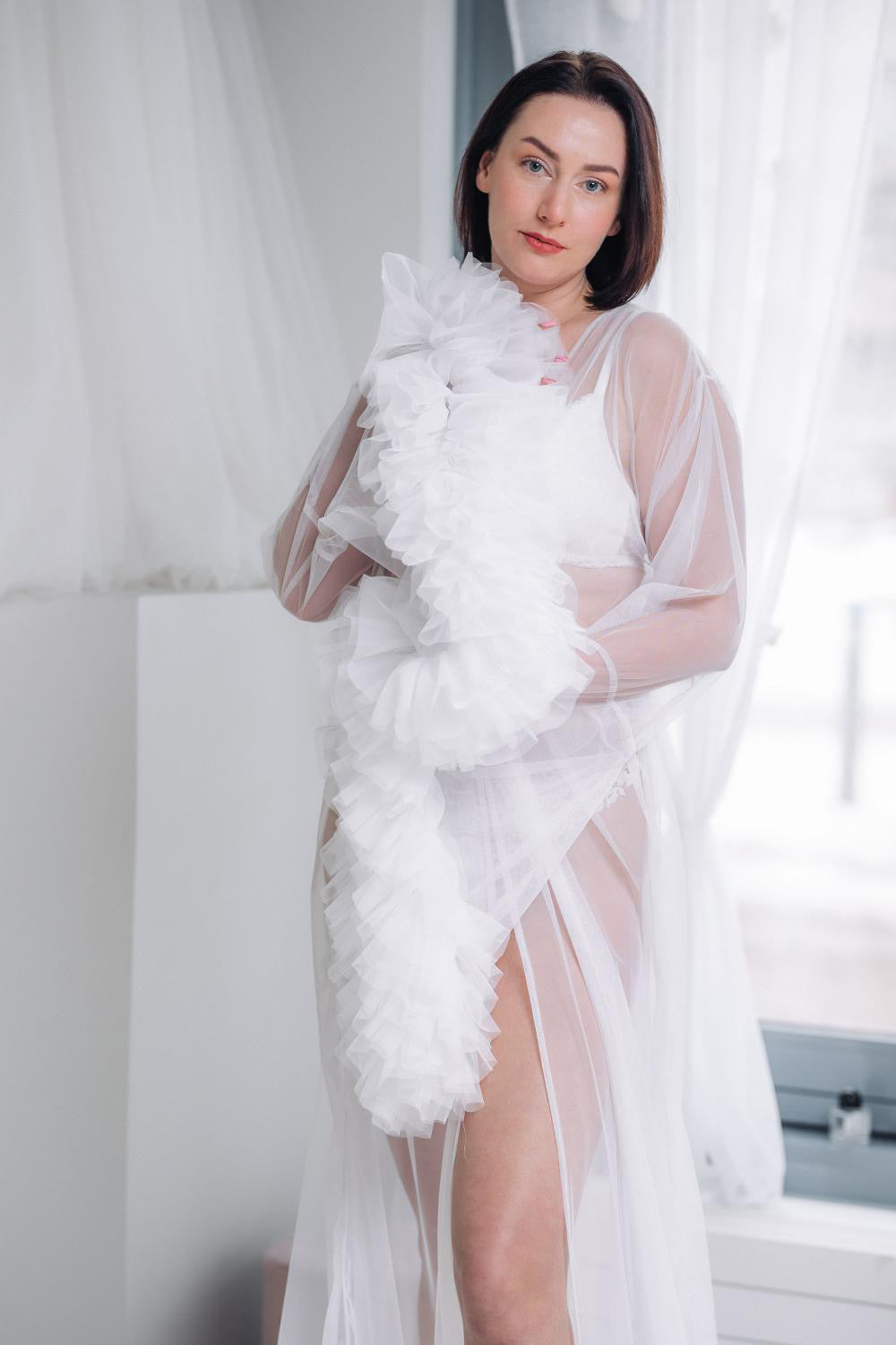 Meringue tulle robe
