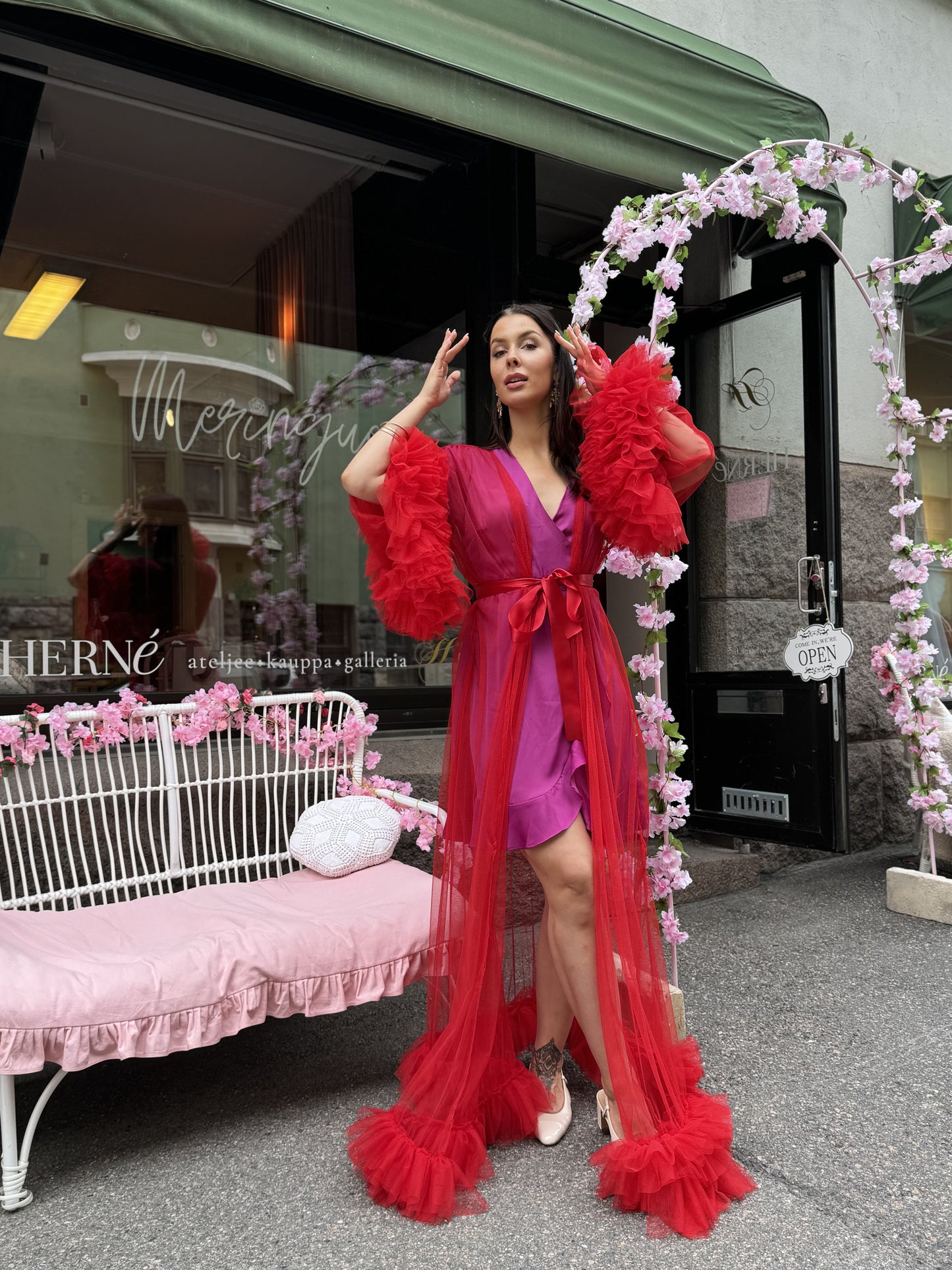 Meringue tulle robe