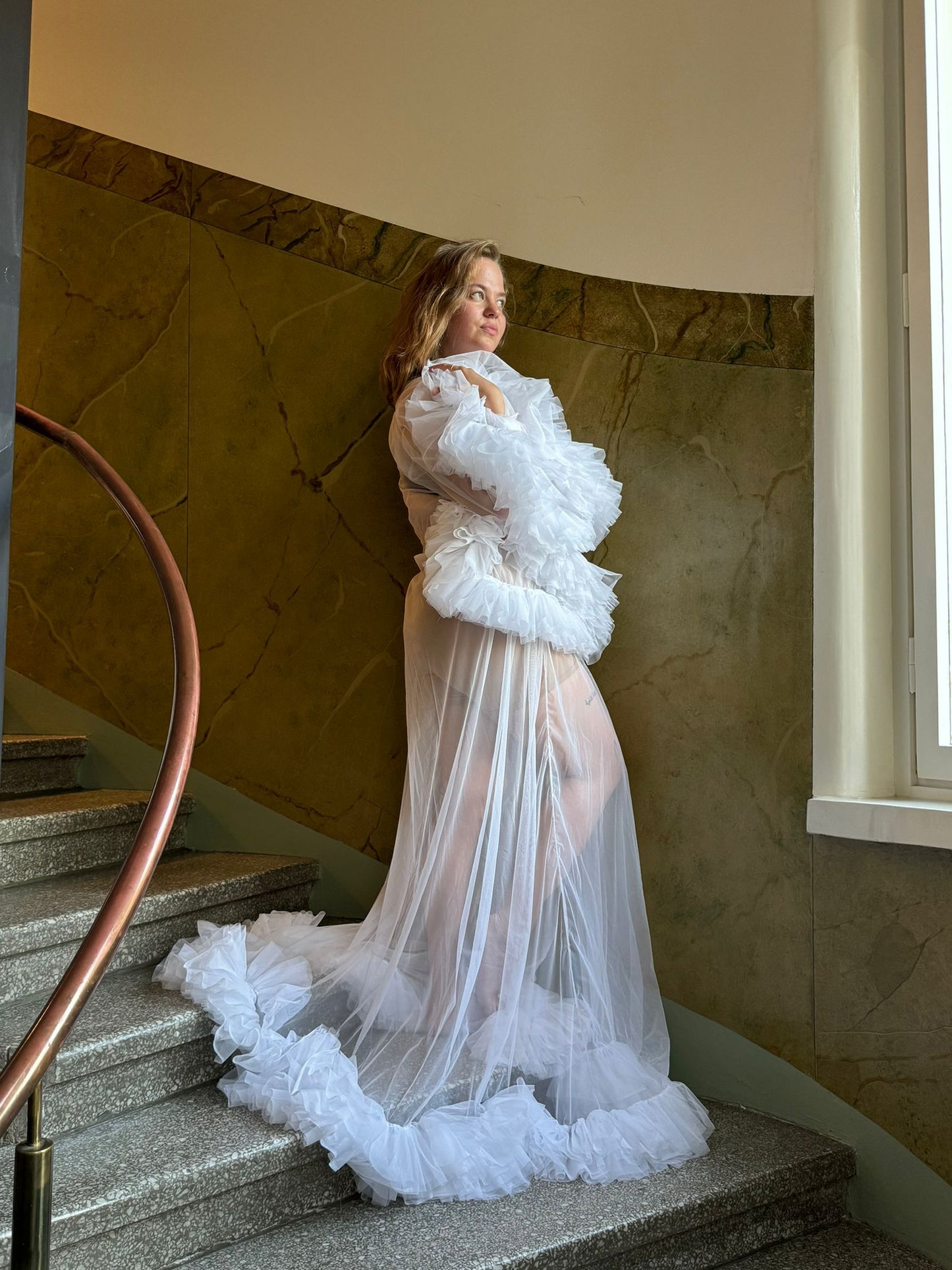 Meringue tulle robe
