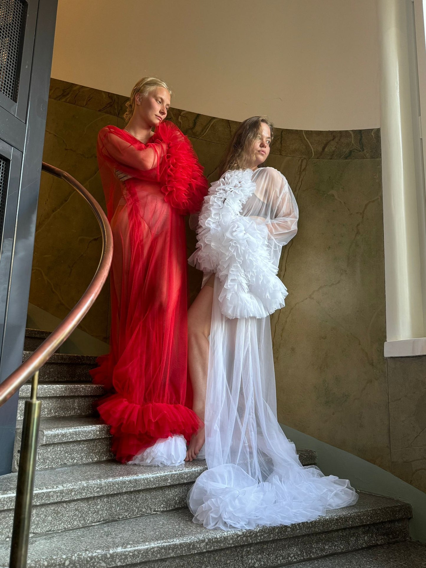 Meringue tulle robe